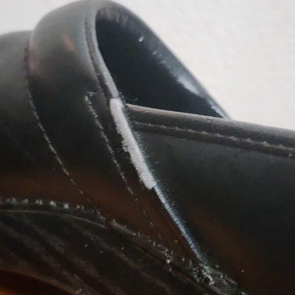 Dansko Professional Shoes Mens Size 12.5 Black Leather Slip On Comfort Clogs main image 6